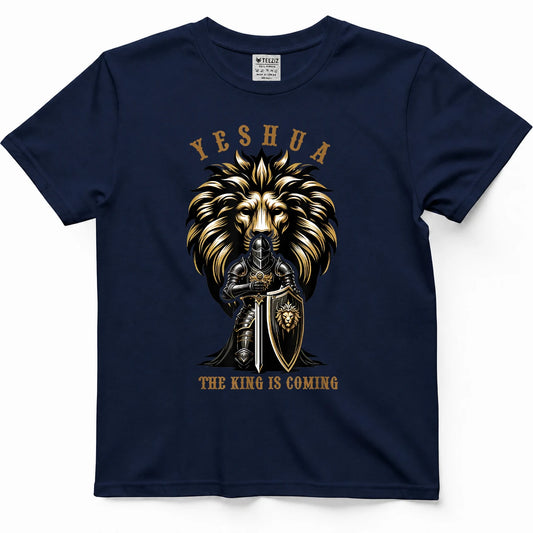 Yeshua The King is Coming Jesus Christ Christian Verse Bible T-Shirt