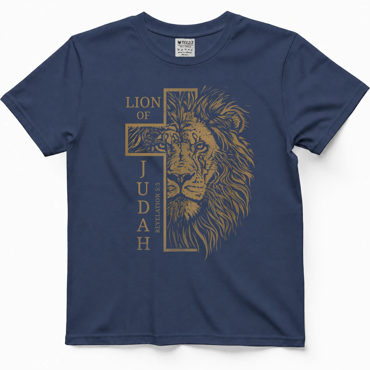 Lion of Judah Christian Man Scripture T-Shirt