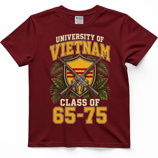 University Of Vietnam, Class Of '65–'75 — Vietnam Veteran Shirt