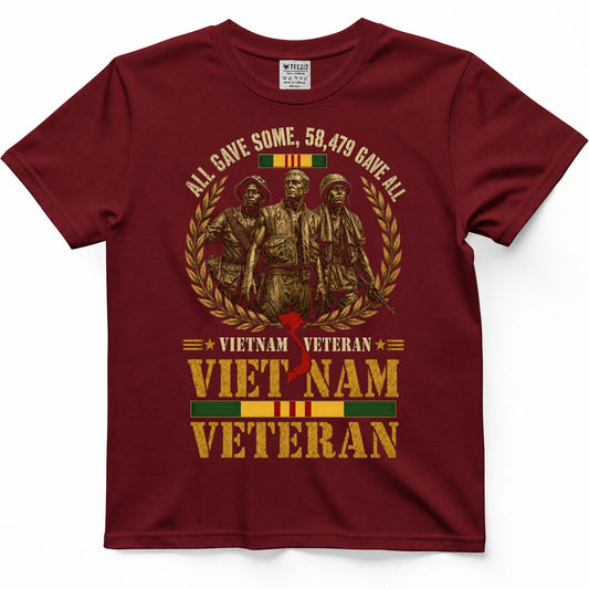 All Gave Some, 58,479 Gave All — Vietnam Veteran Shirt