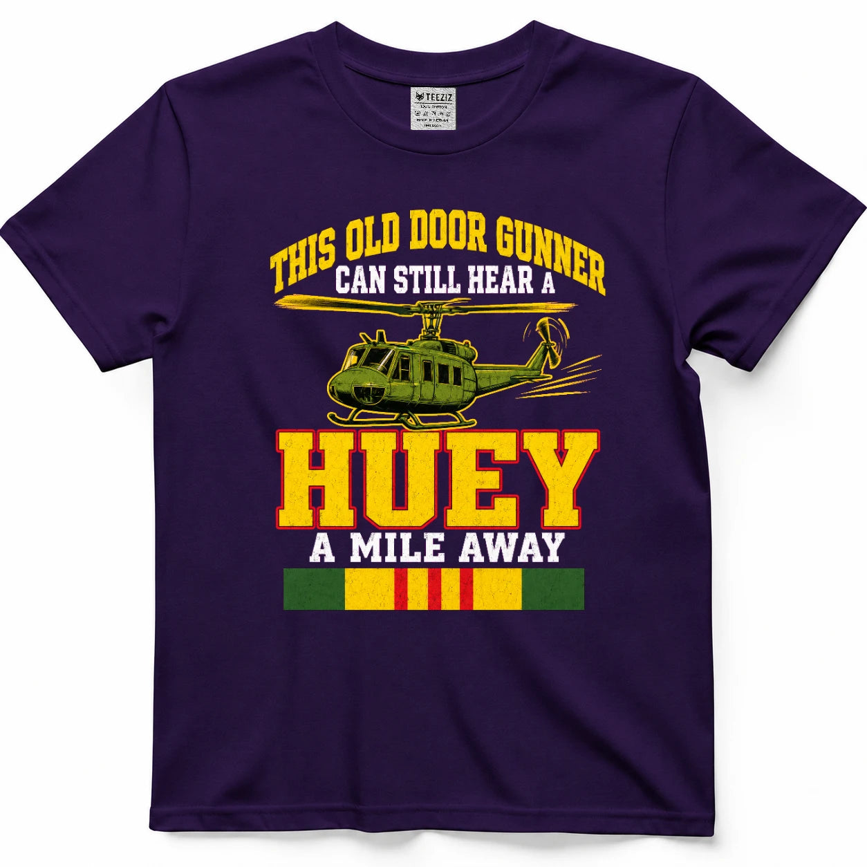 This Old Door Gunner Can Still Hear A Huey A Mile Away T-Shirt