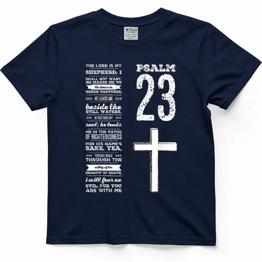 Christian Scripture Psalm 23 Youth Group Pastor Faith T-Shirt