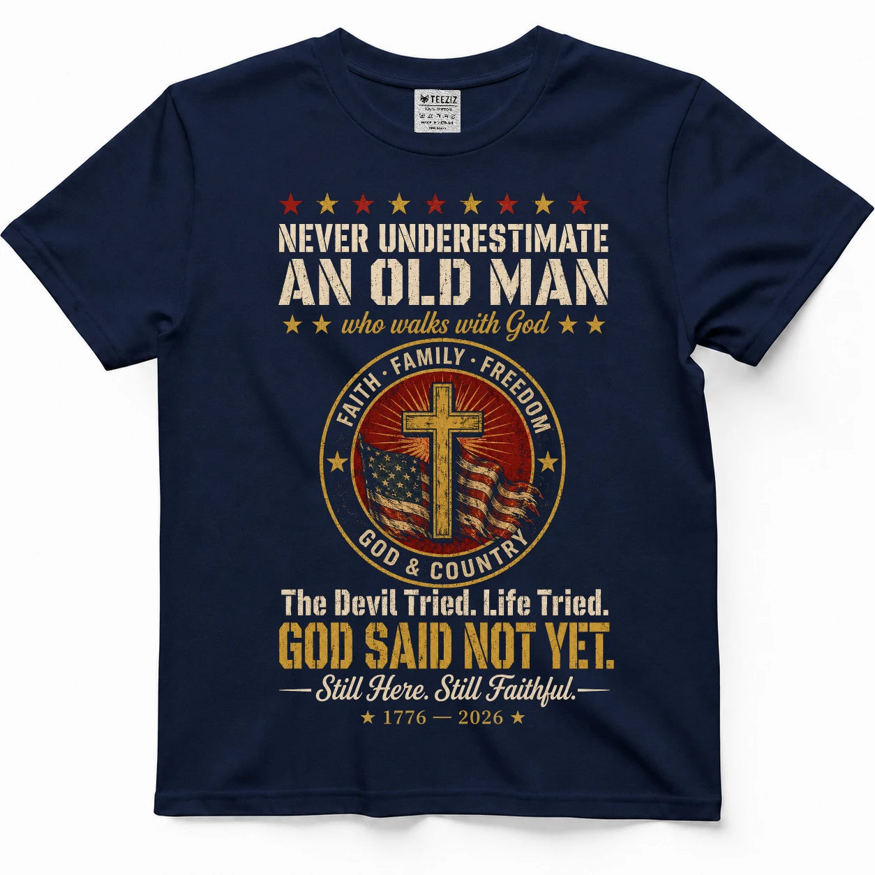 Never Underestimate An Old Man Who Walks With God