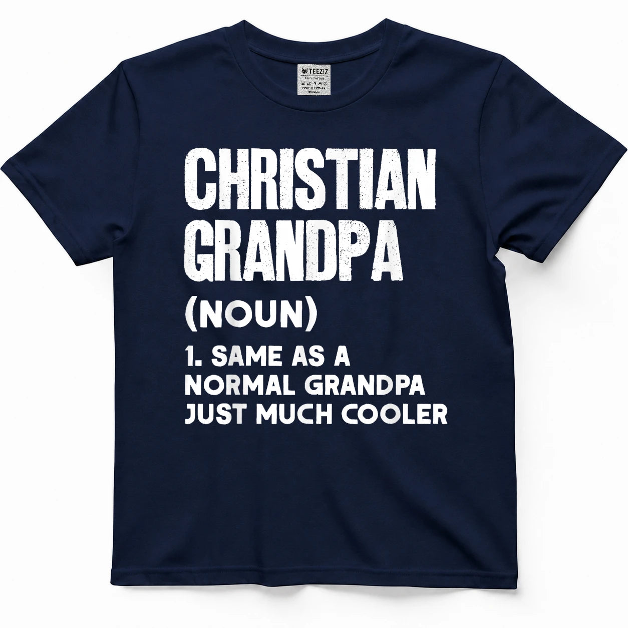 Christian Grandpa Definition Funny T-Shirt