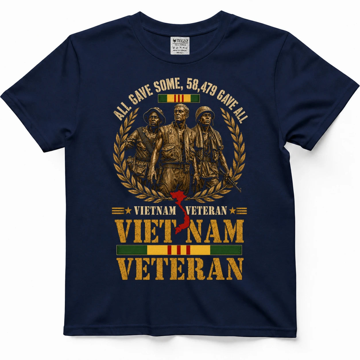 All Gave Some, 58,479 Gave All — Vietnam Veteran Shirt