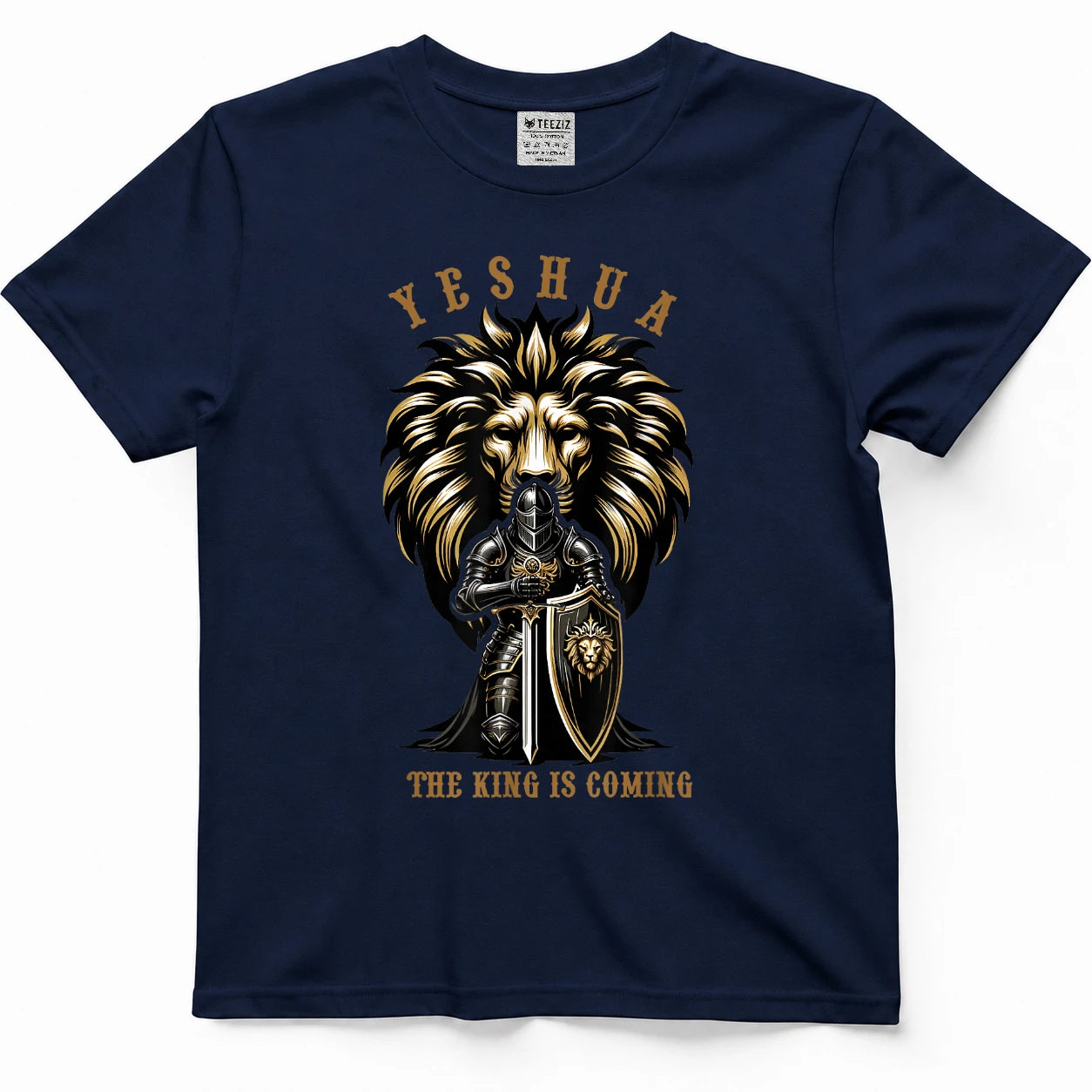 Yeshua The King is Coming Jesus Christ Christian Verse Bible T-Shirt