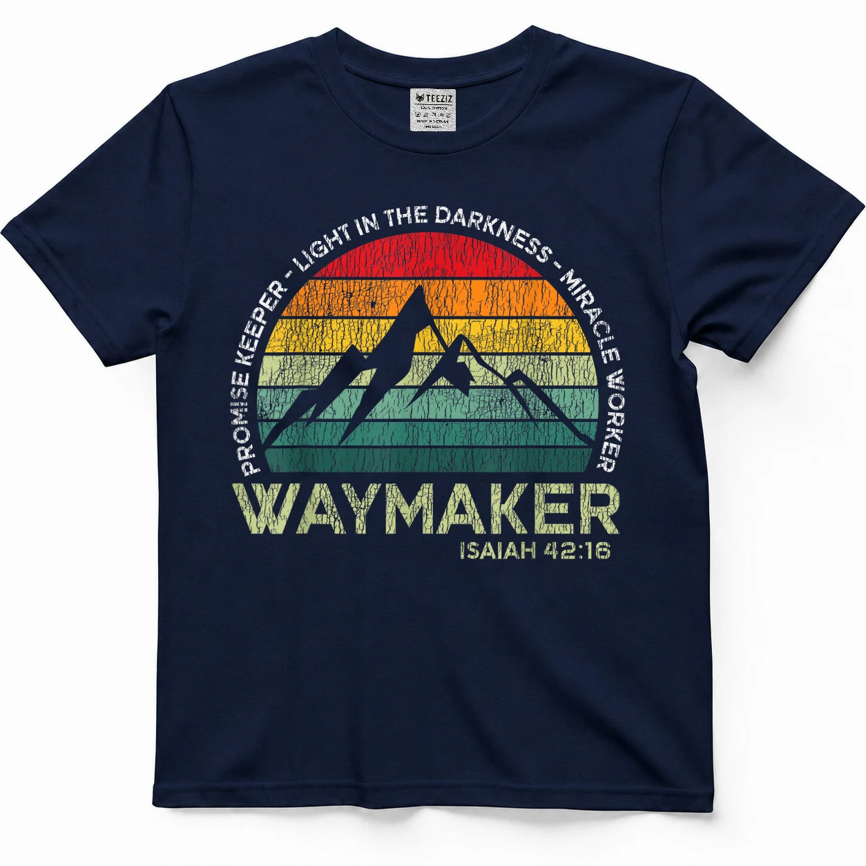 Vintage Waymaker Promise Keeper Miracle Worker Christian T-Shirt