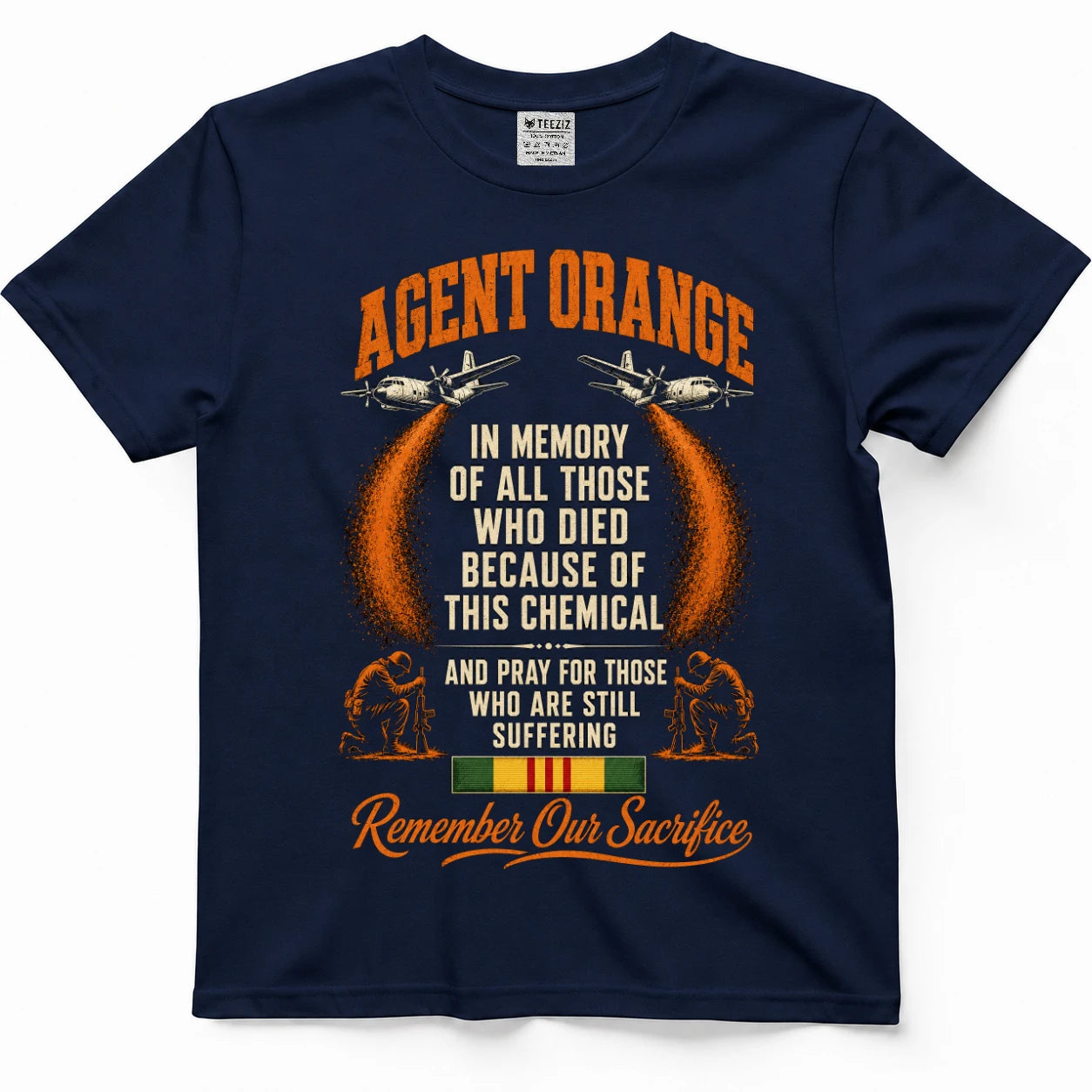Remember Our Sacrifice — Agent Orange Vietnam Veteran Memorial Shirt