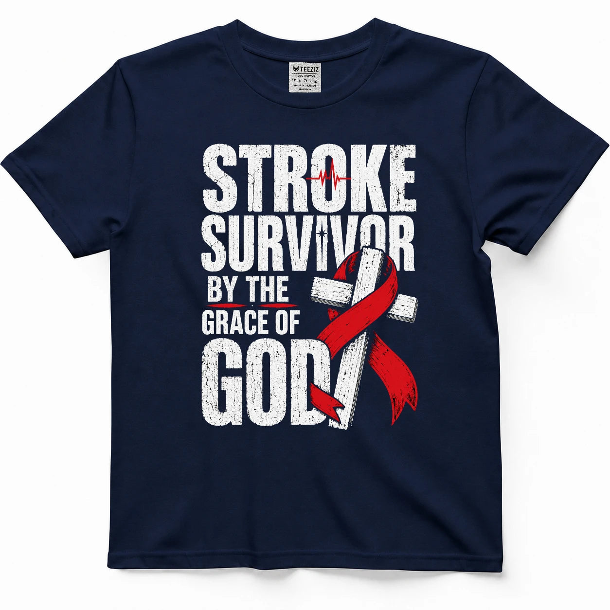 Stroke Survivor By The Grace Of God Tee