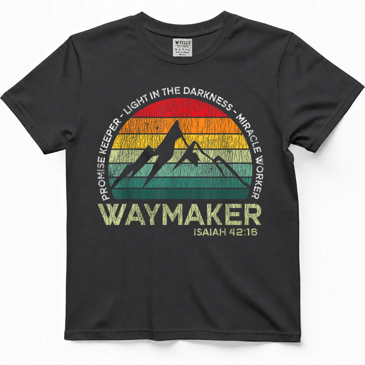 Vintage Waymaker Promise Keeper Miracle Worker Christian T-Shirt