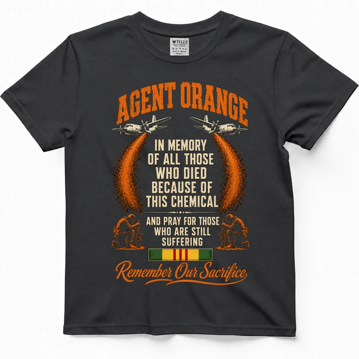 Remember Our Sacrifice — Agent Orange Vietnam Veteran Memorial Shirt