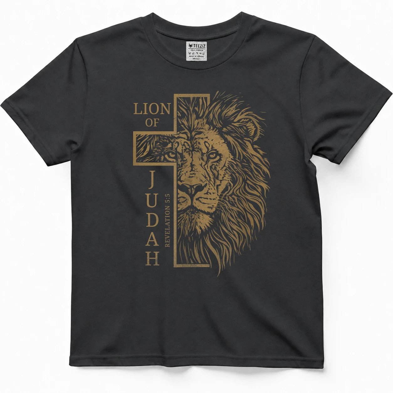 Lion of Judah Christian Man Scripture T-Shirt