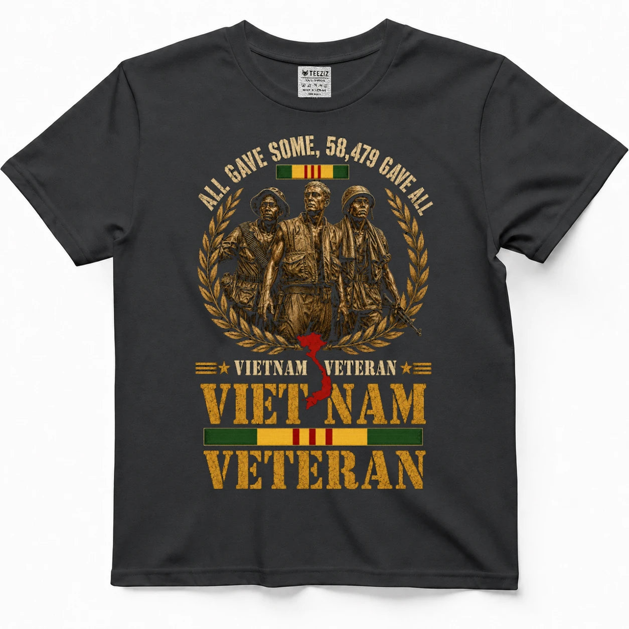 All Gave Some, 58,479 Gave All — Vietnam Veteran Shirt