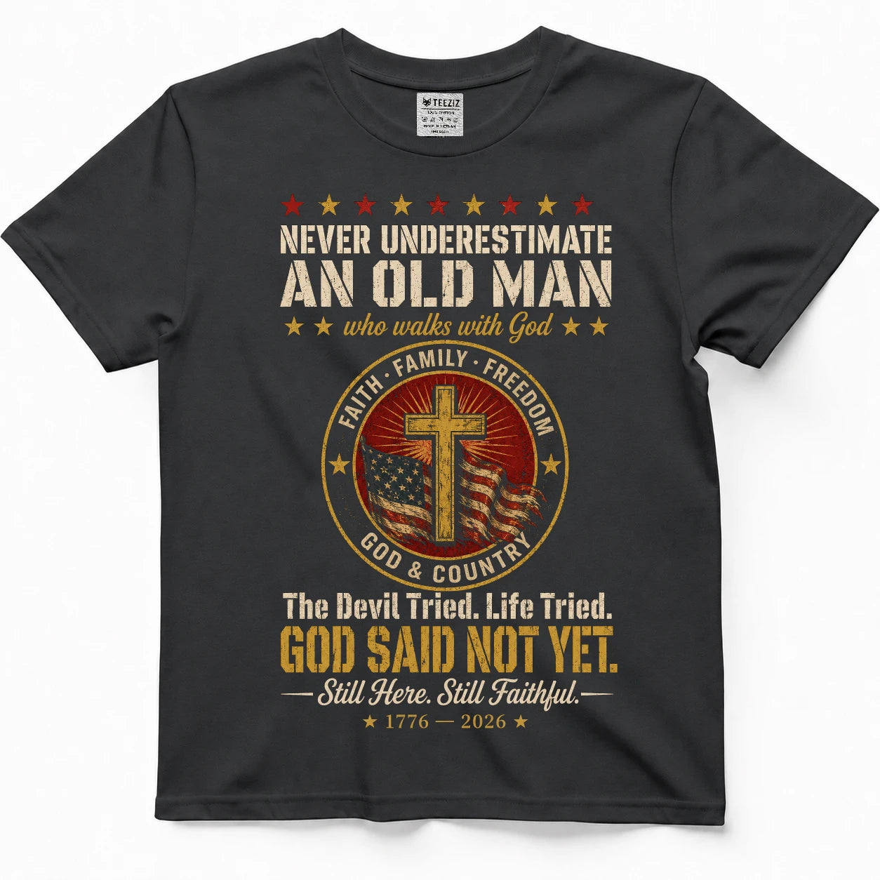 Never Underestimate An Old Man Who Walks With God