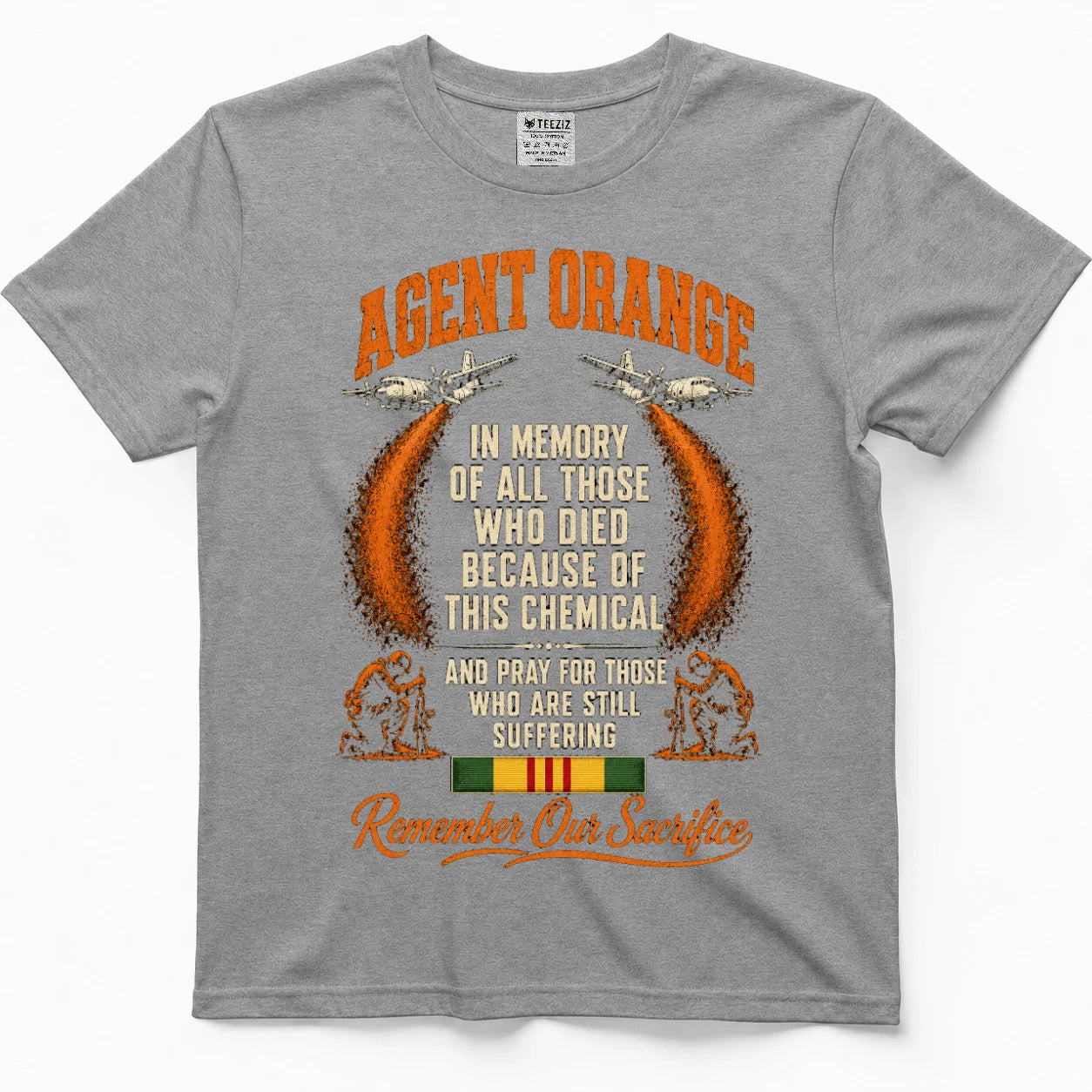 Remember Our Sacrifice — Agent Orange Vietnam Veteran Memorial Shirt