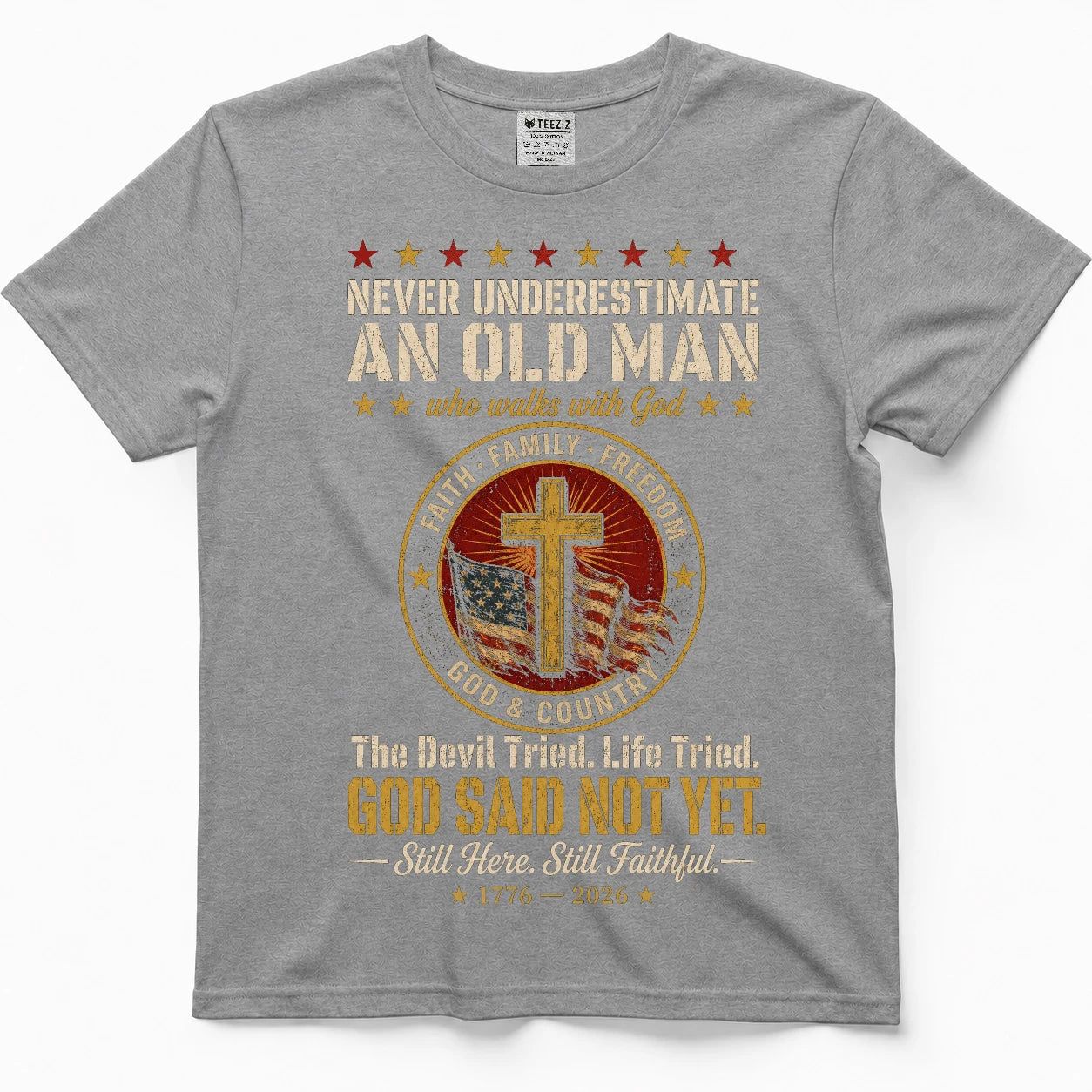 Never Underestimate An Old Man Who Walks With God