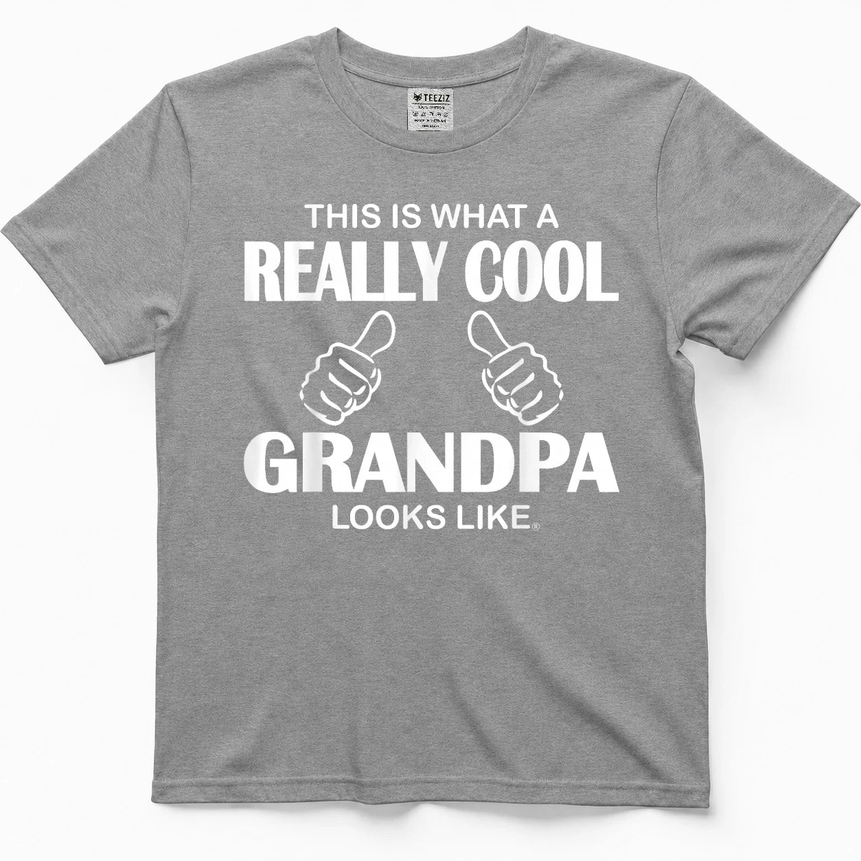 This is What A Really Cool Grandpa Looks Like Funny T-Shirt Tee for Men