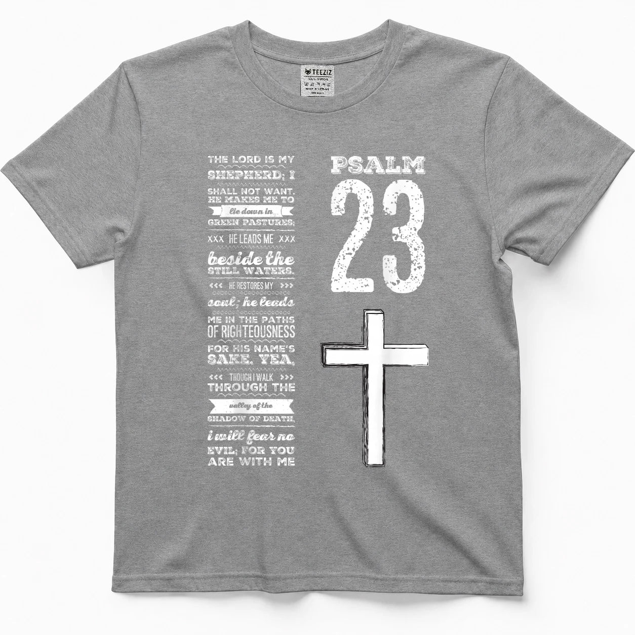 Christian Scripture Psalm 23 Youth Group Pastor Faith T-Shirt