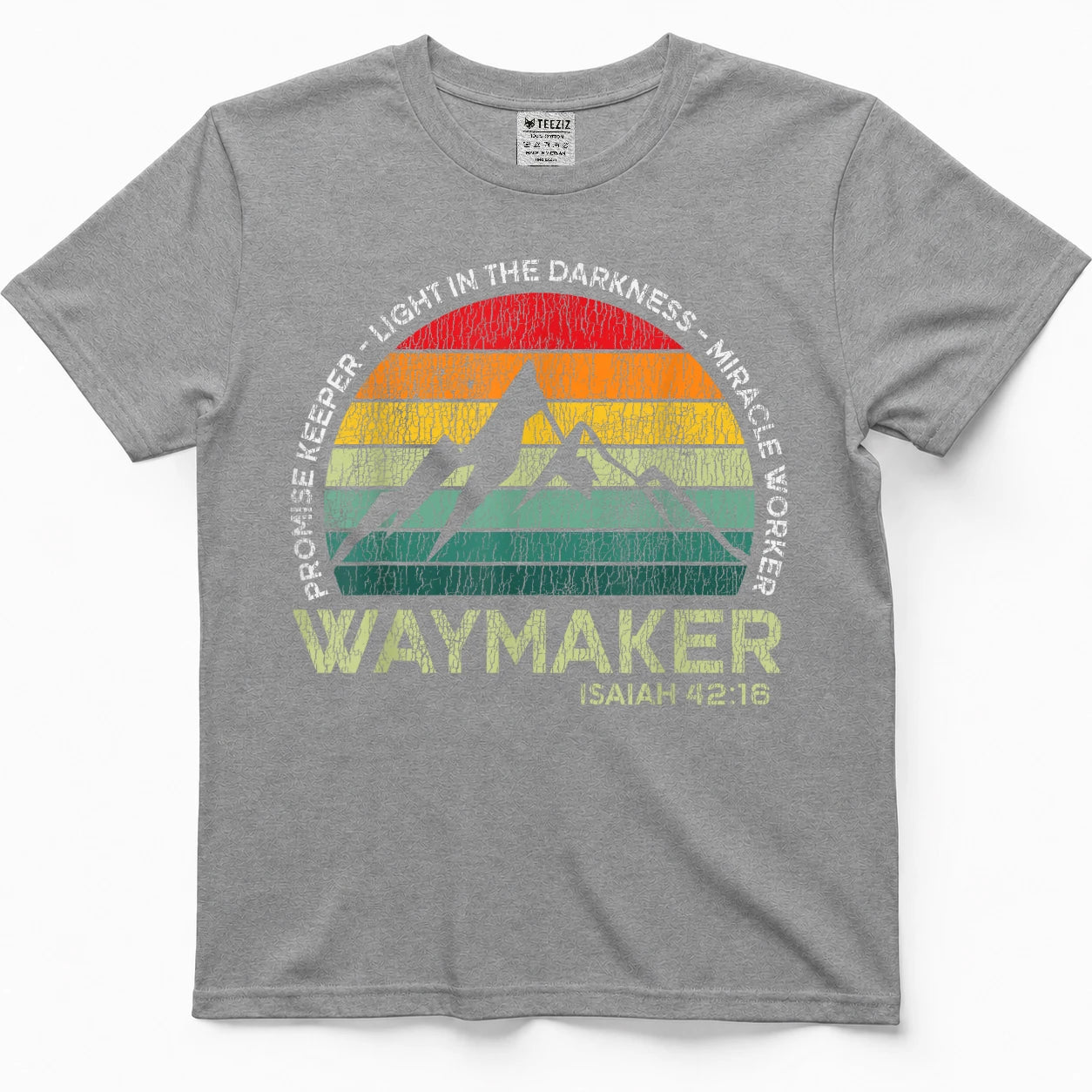 Vintage Waymaker Promise Keeper Miracle Worker Christian T-Shirt