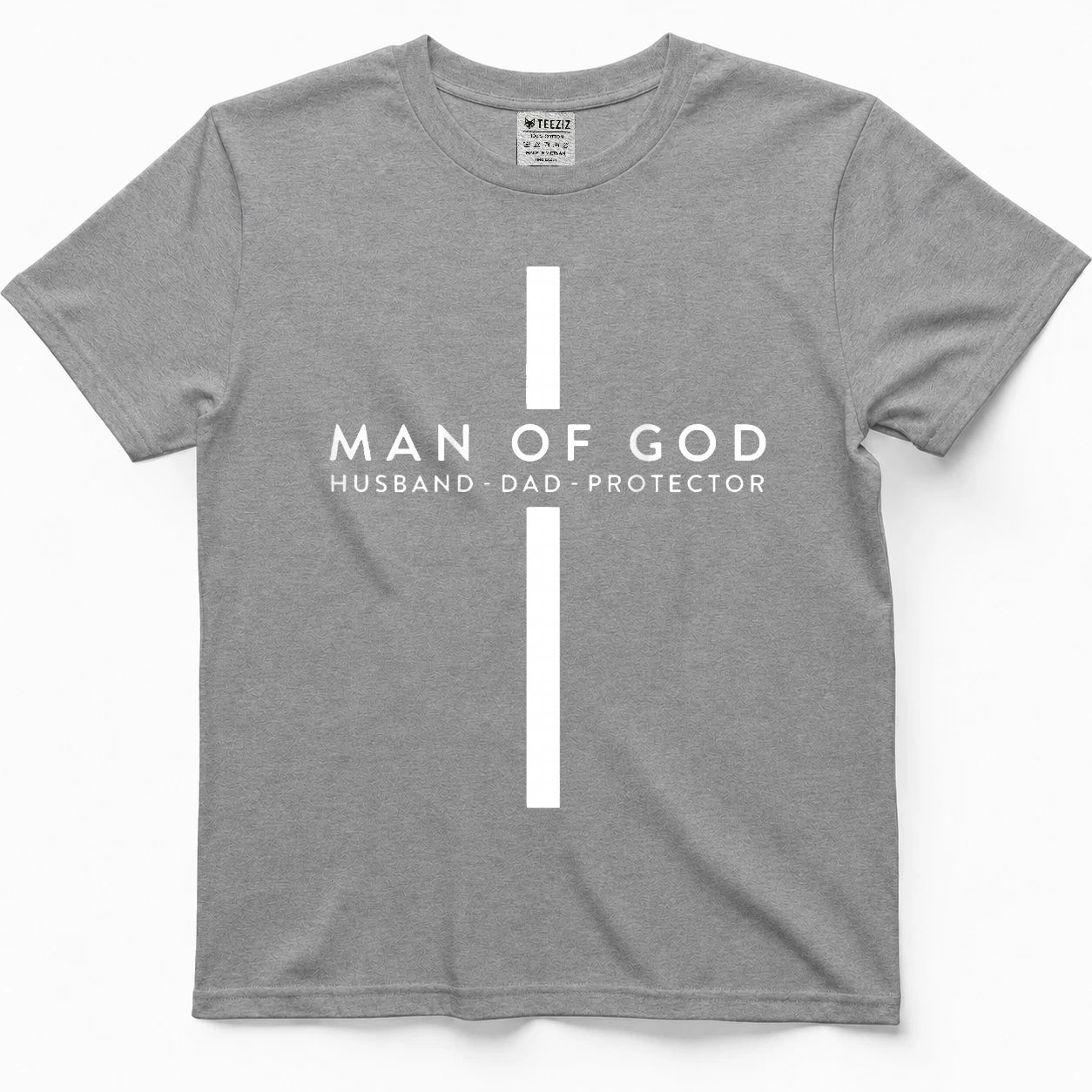 Man of god husband dad protector t-shirt