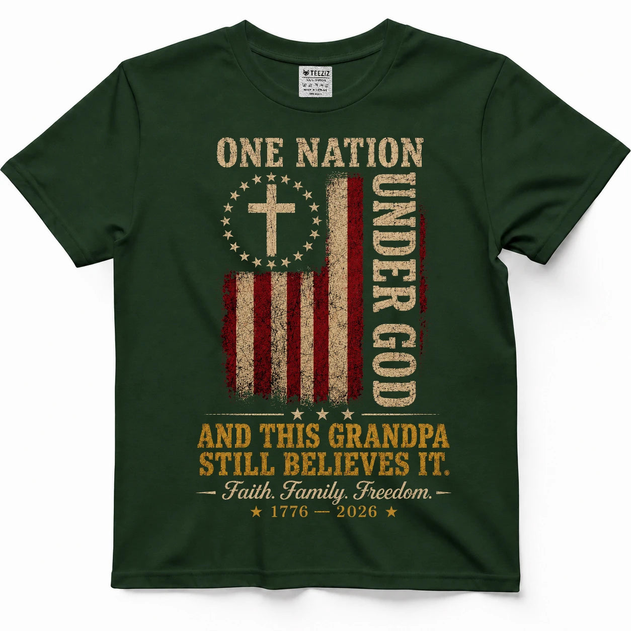 One Nation Under God — And This Grandpa Still Believes It Shirt