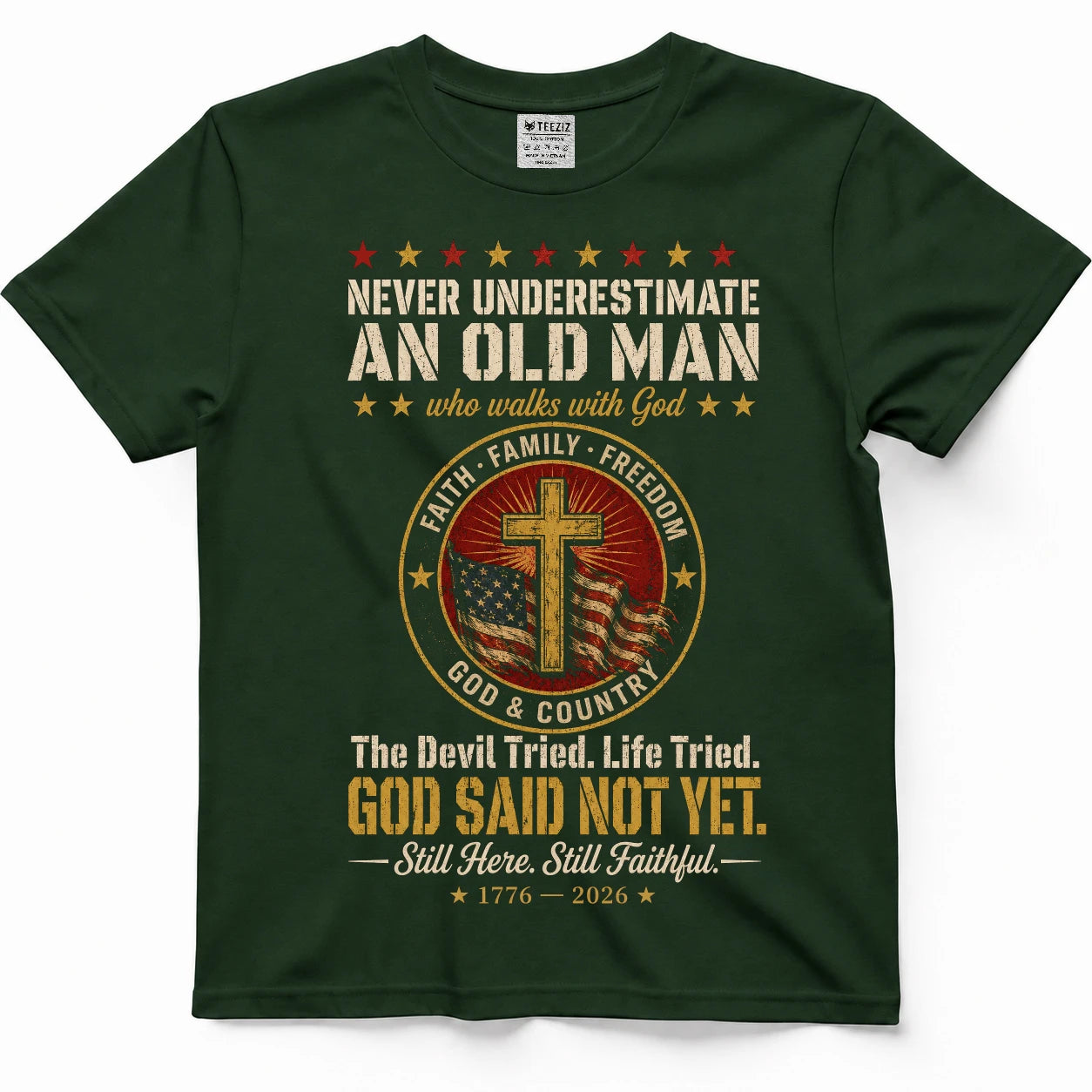 Never Underestimate An Old Man Who Walks With God