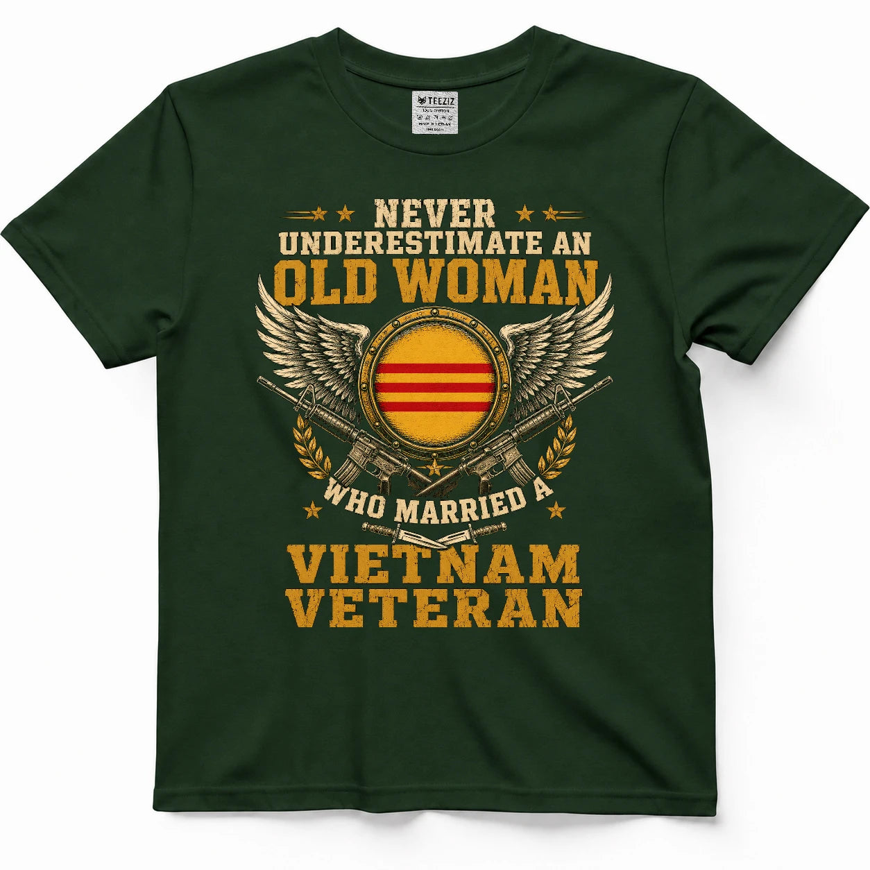 Never Underestimate An Old Woman Who Married A Vietnam Veteran