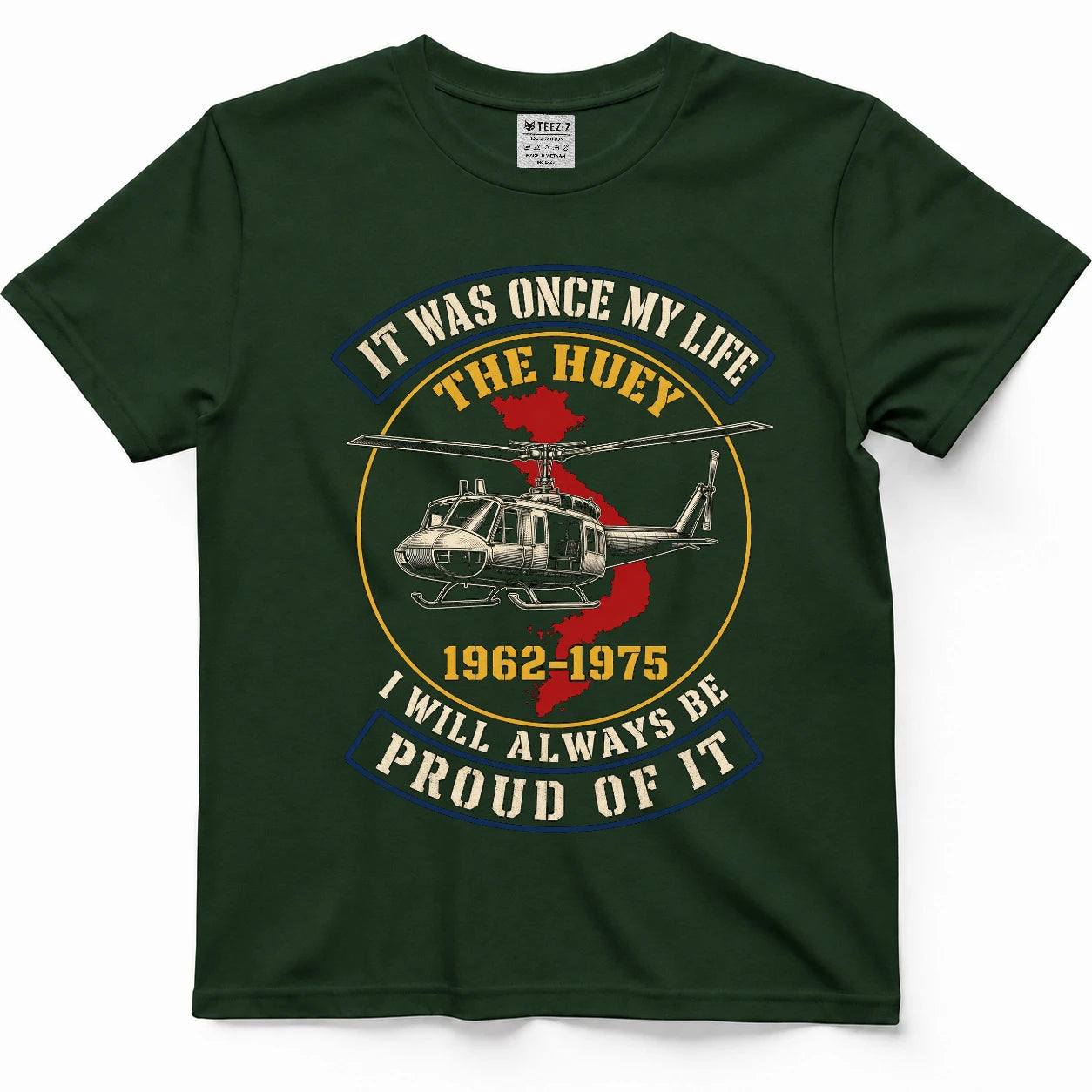 The Huey Was My Life — Vietnam Veteran Shirt