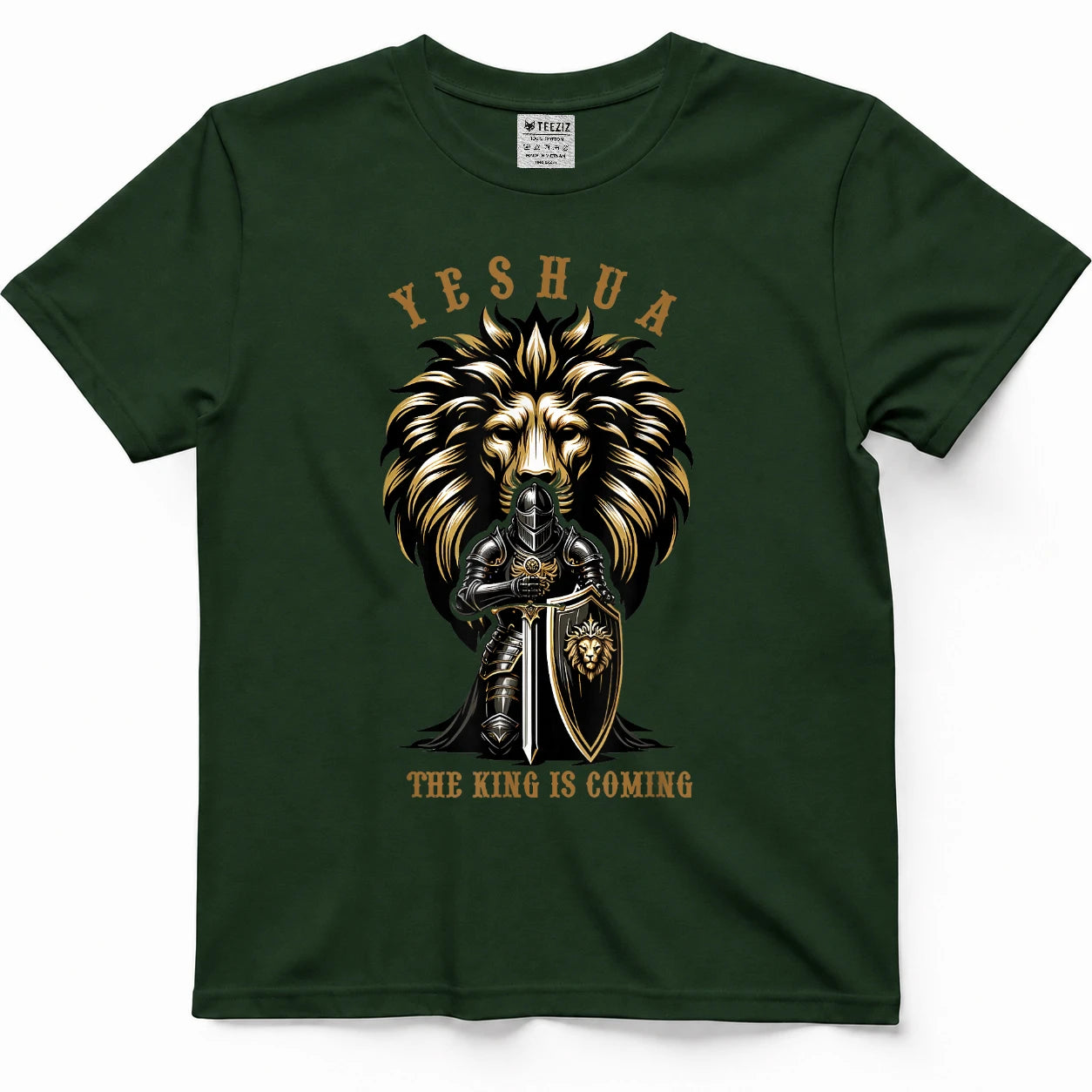 Yeshua The King is Coming Jesus Christ Christian Verse Bible T-Shirt