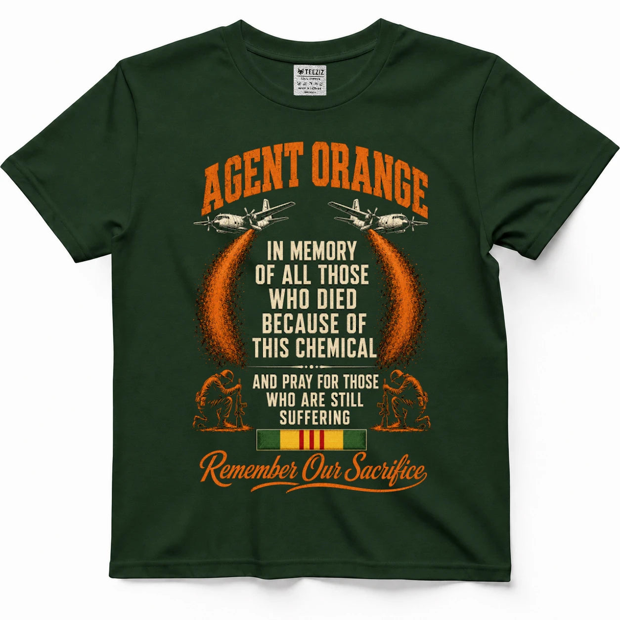 Remember Our Sacrifice — Agent Orange Vietnam Veteran Memorial Shirt