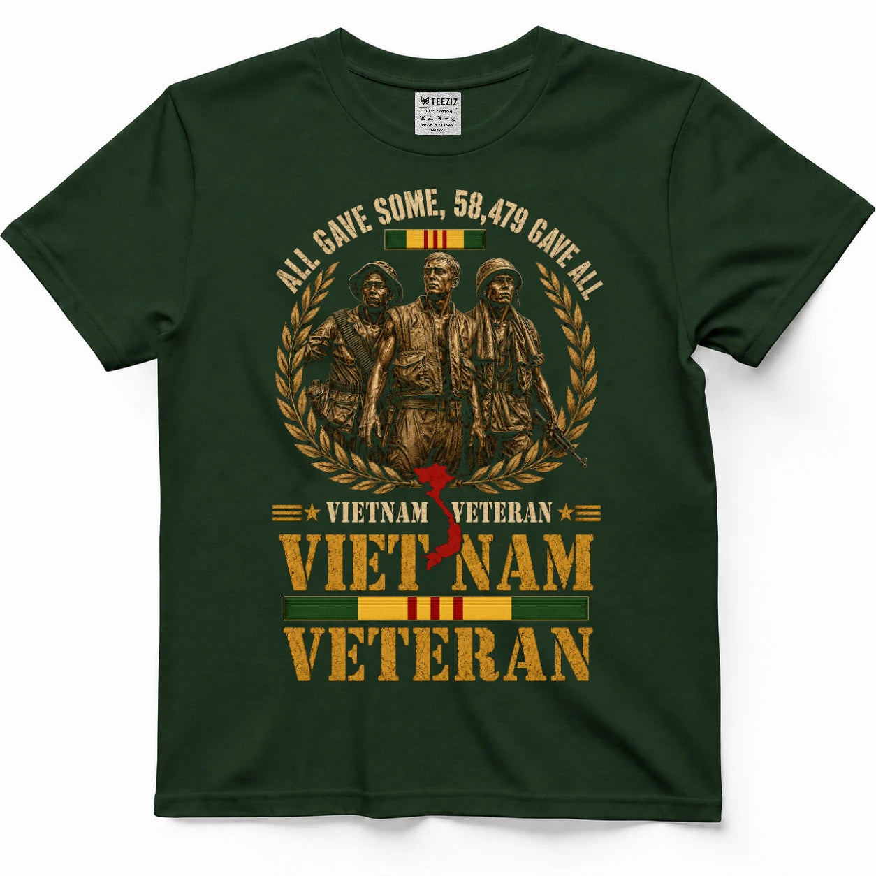 All Gave Some, 58,479 Gave All — Vietnam Veteran Shirt