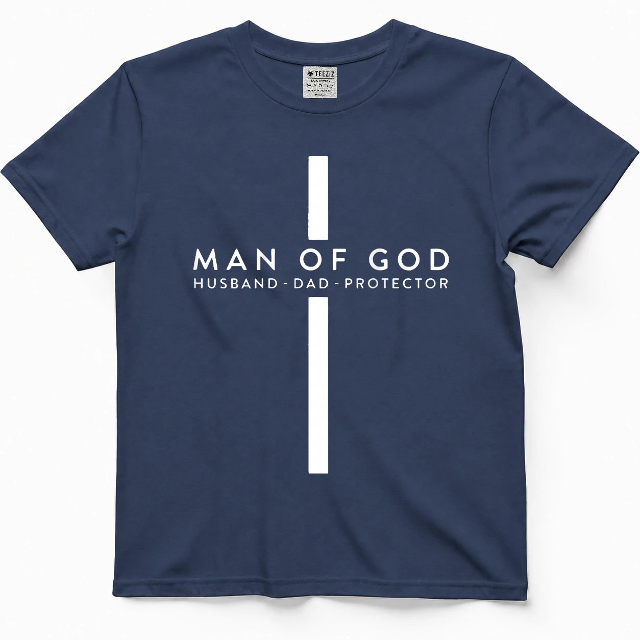 Man of god husband dad protector t-shirt