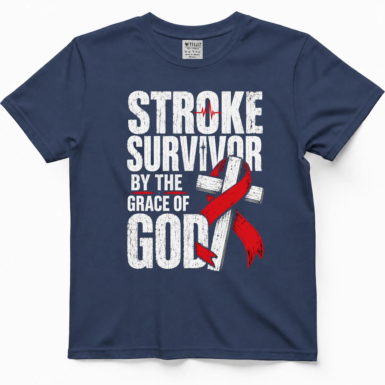 Stroke Survivor By The Grace Of God Tee