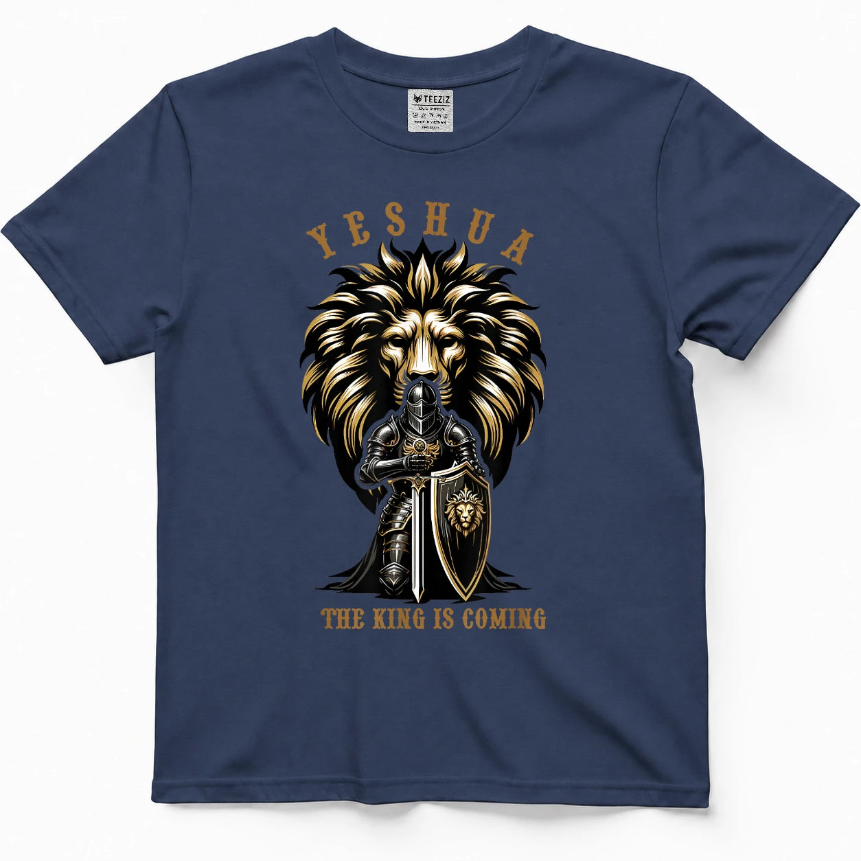 Yeshua The King is Coming Jesus Christ Christian Verse Bible T-Shirt