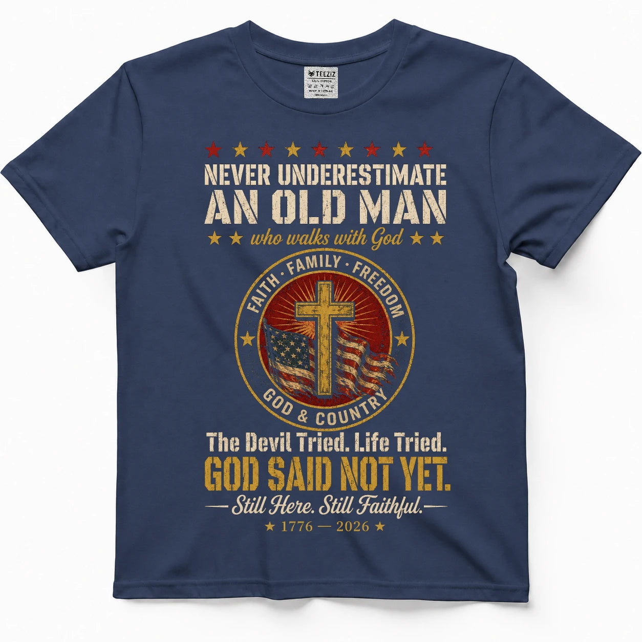 Never Underestimate An Old Man Who Walks With God