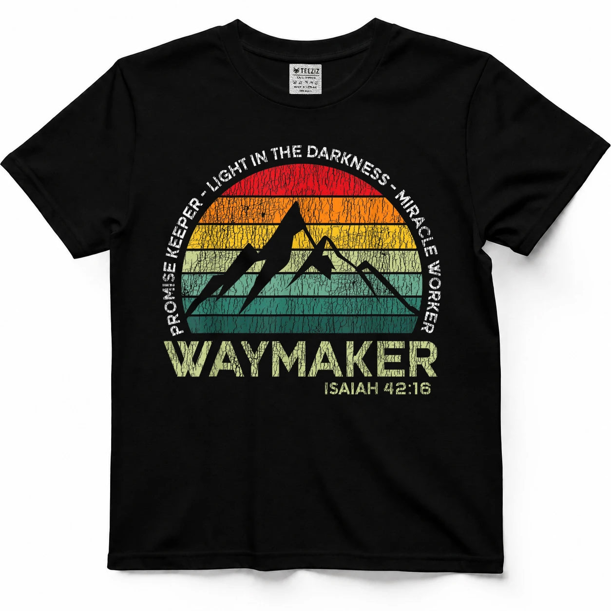 Vintage Waymaker Promise Keeper Miracle Worker Christian T-Shirt