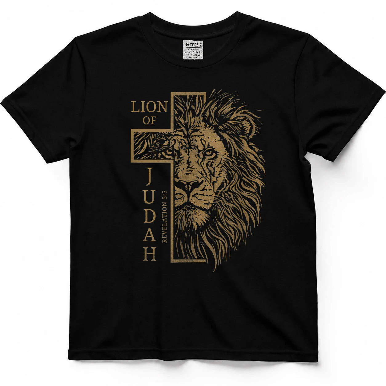 Lion of Judah Christian Man Scripture T-Shirt