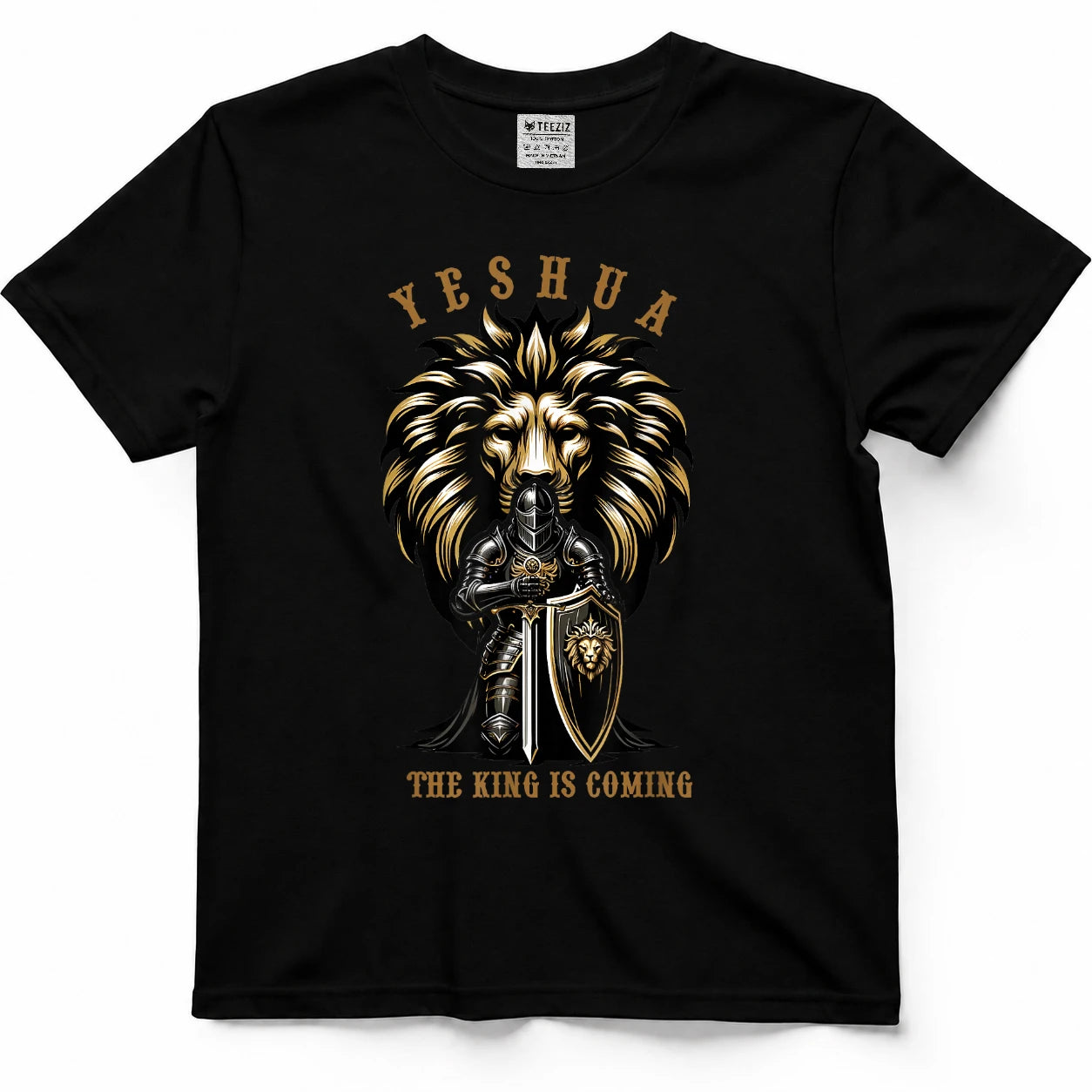Yeshua The King is Coming Jesus Christ Christian Verse Bible T-Shirt