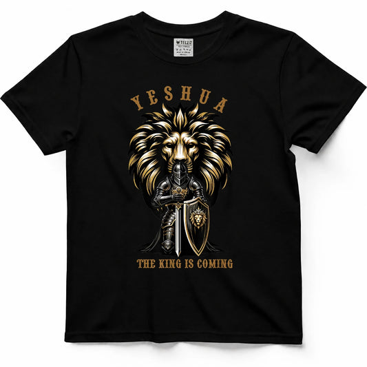 Yeshua The King is Coming Jesus Christ Christian Verse Bible T-Shirt