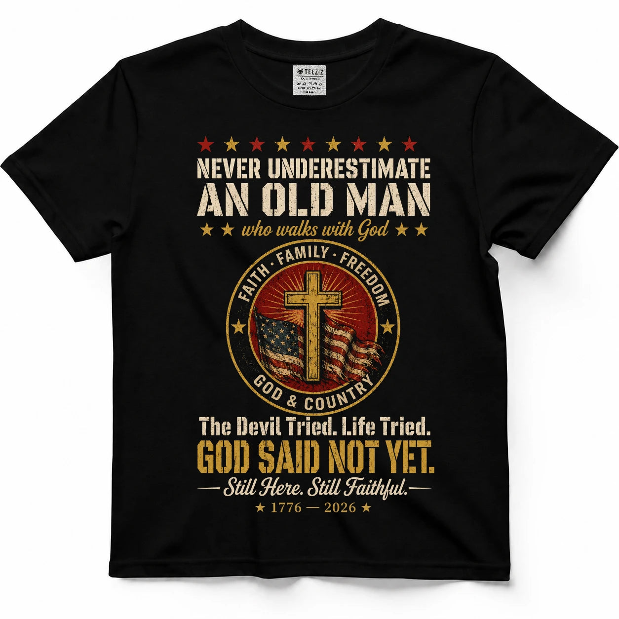 Never Underestimate An Old Man Who Walks With God