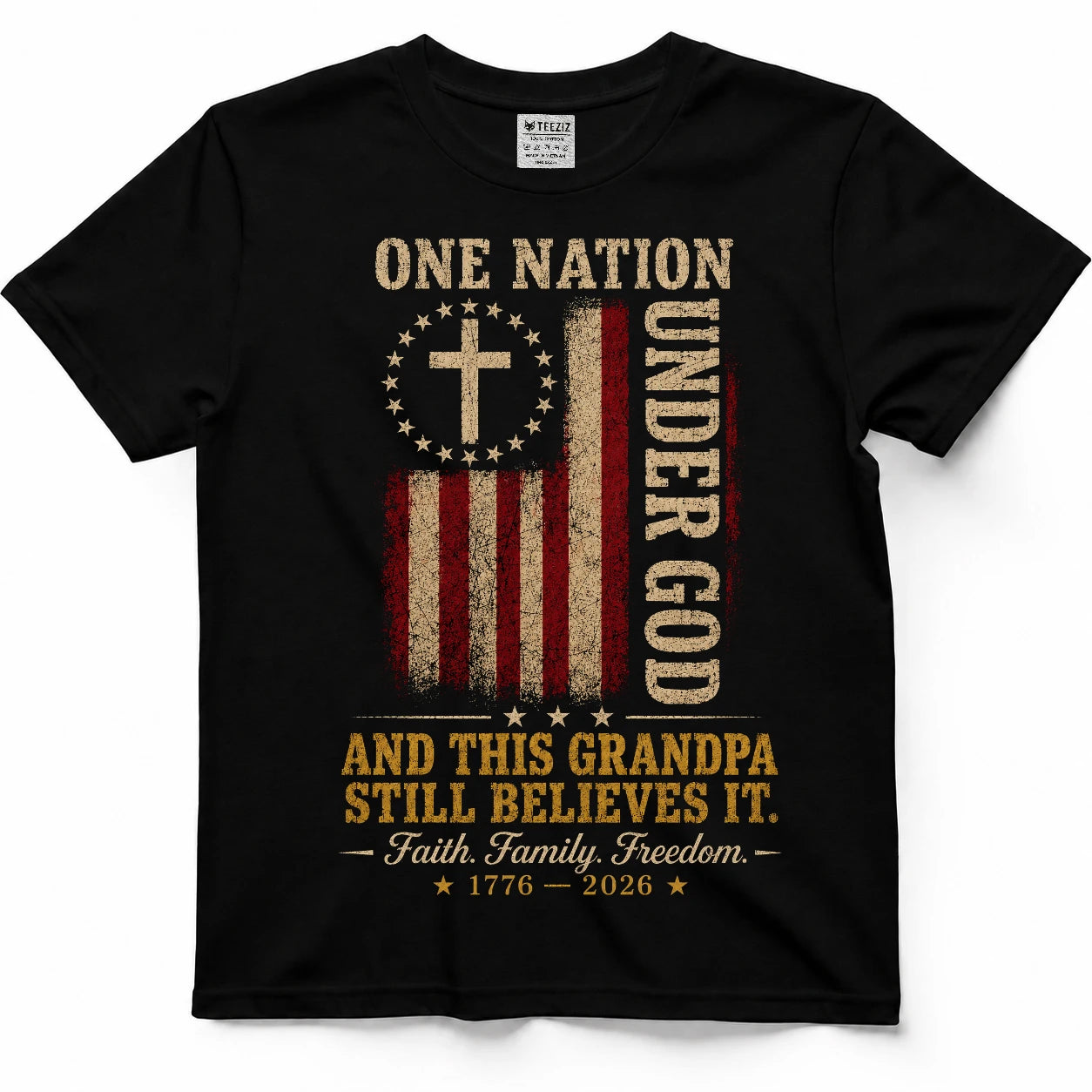 One Nation Under God — And This Grandpa Still Believes It Shirt