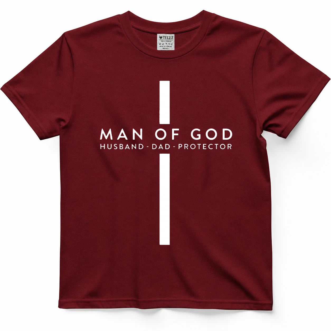 Man of god husband dad protector t-shirt