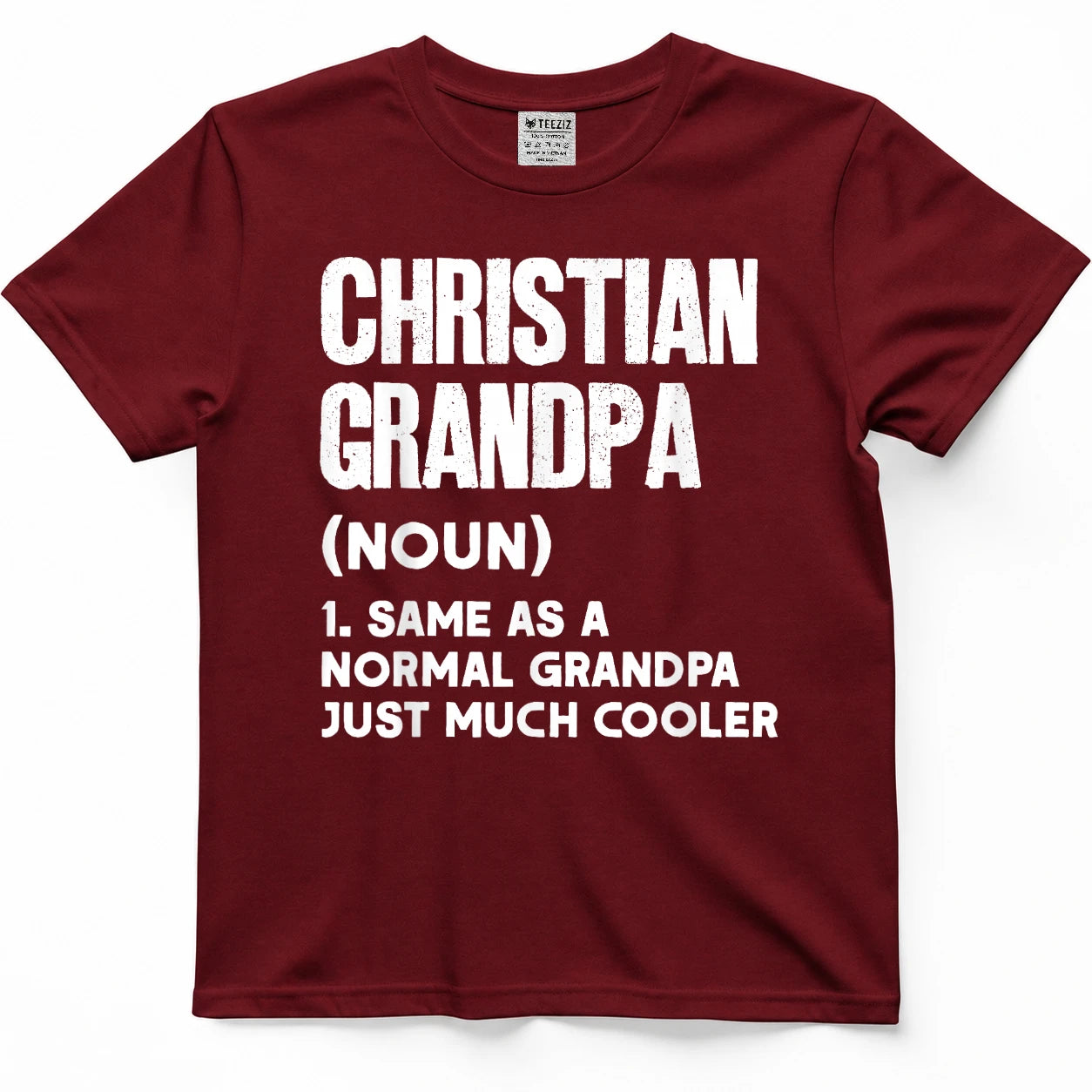 Christian Grandpa Definition Funny T-Shirt