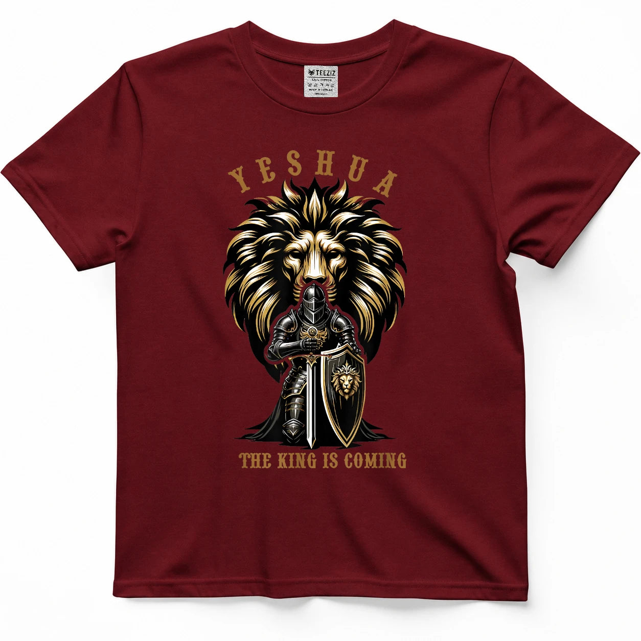 Yeshua The King is Coming Jesus Christ Christian Verse Bible T-Shirt