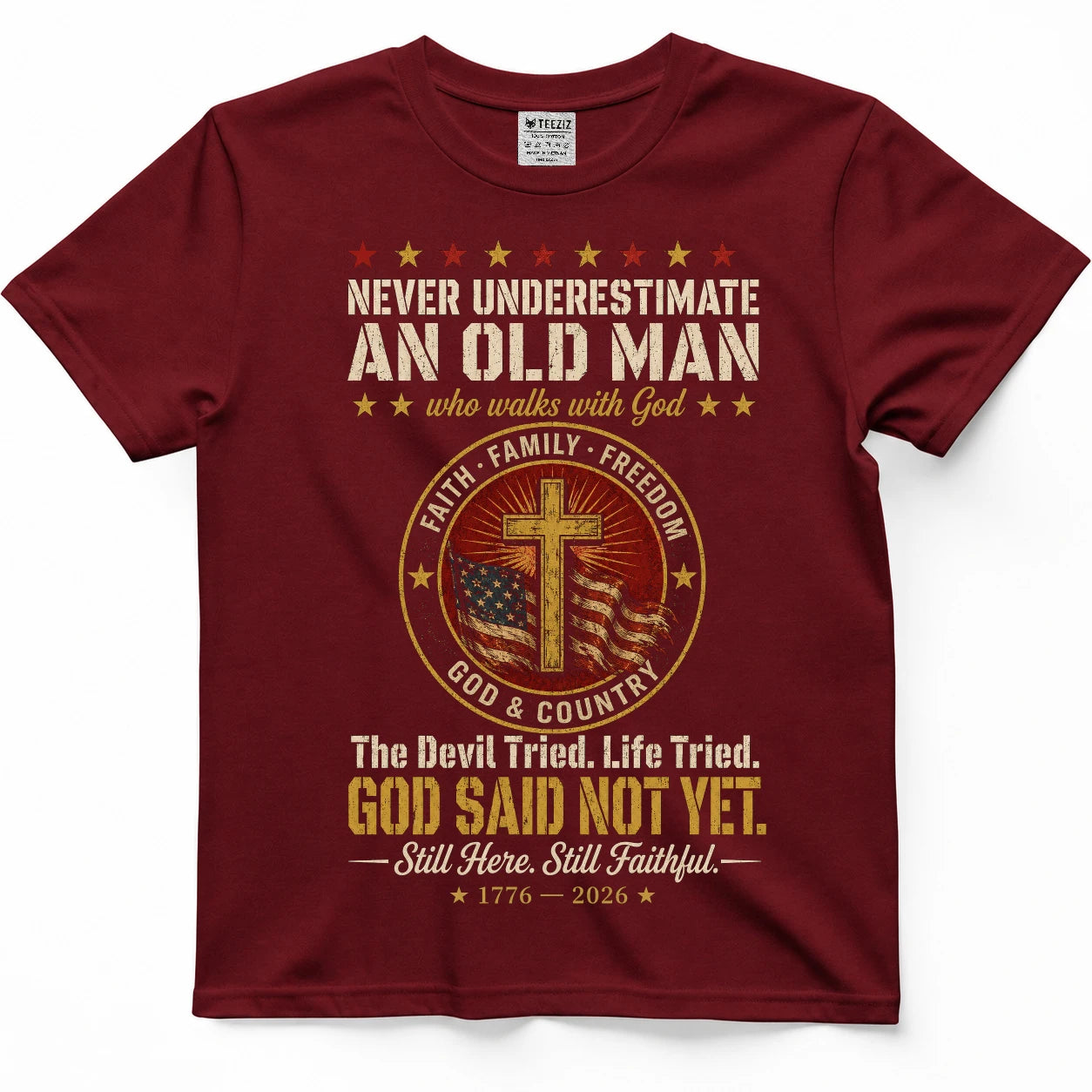 Never Underestimate An Old Man Who Walks With God