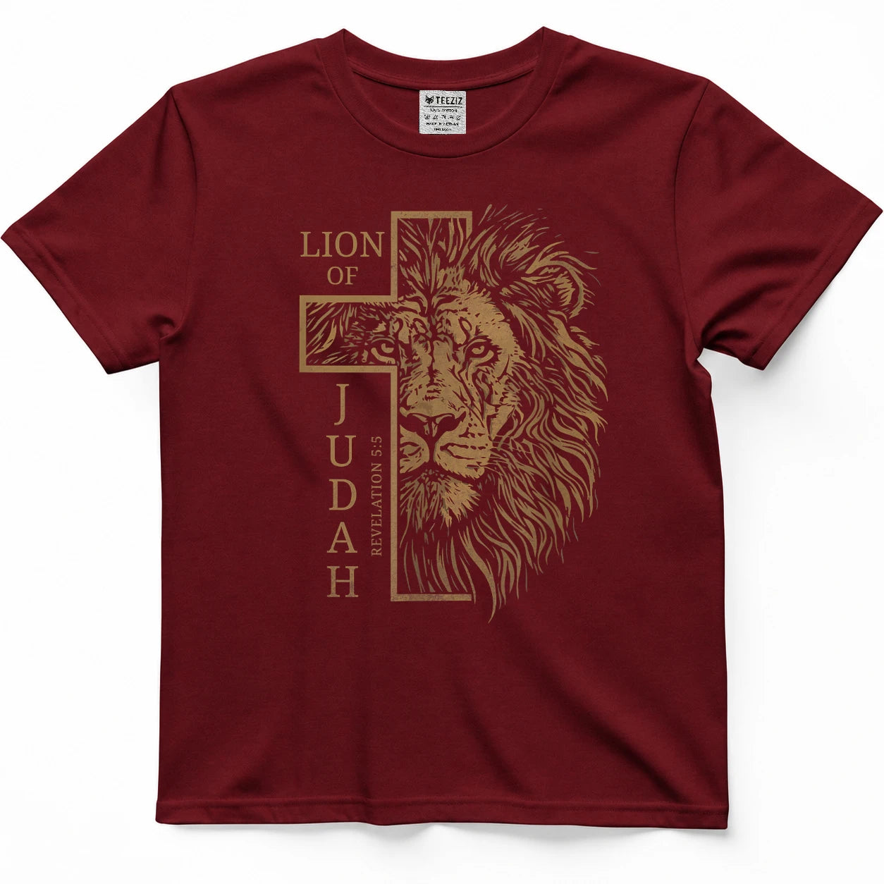 Lion of Judah Christian Man Scripture T-Shirt