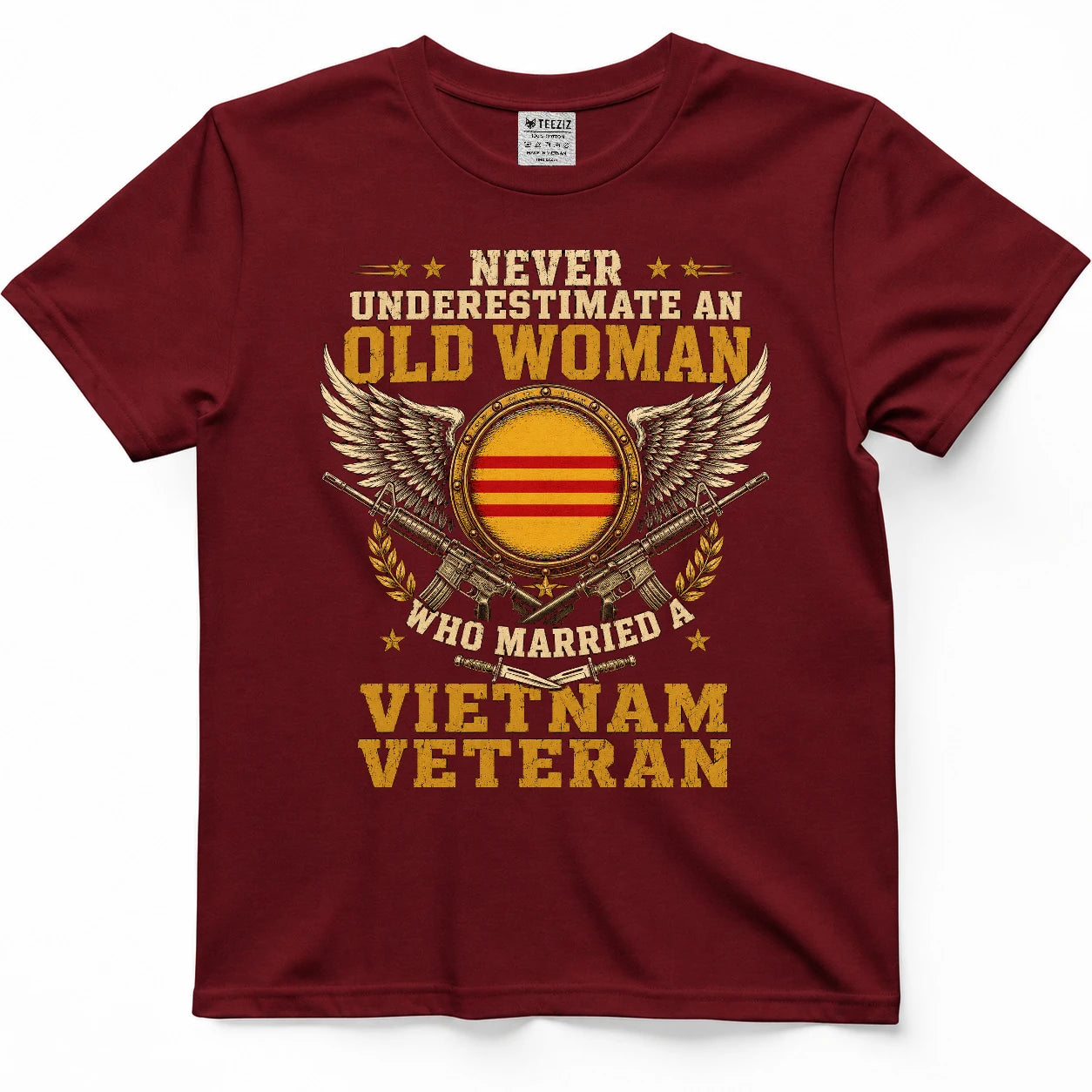 Never Underestimate An Old Woman Who Married A Vietnam Veteran