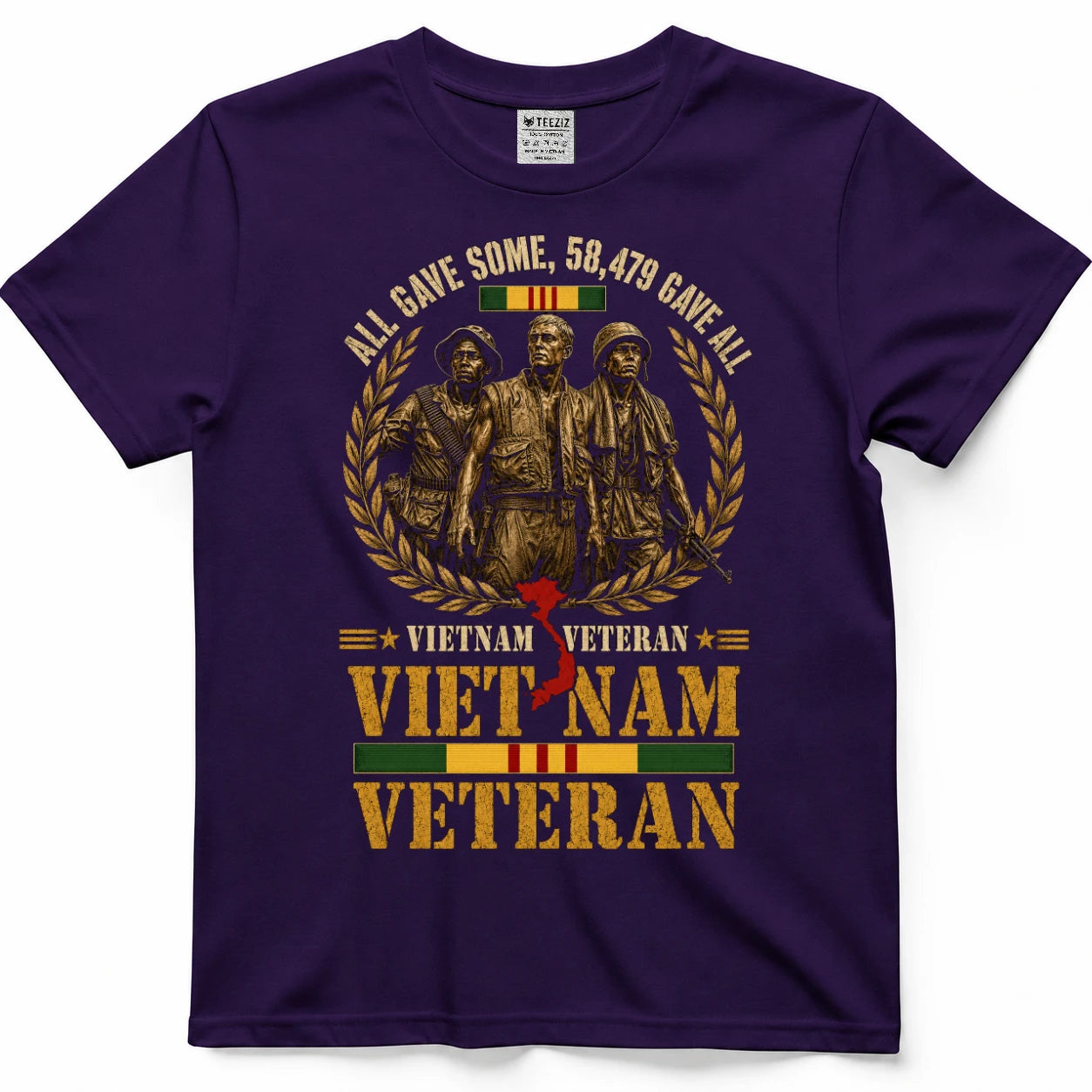 All Gave Some, 58,479 Gave All — Vietnam Veteran Shirt