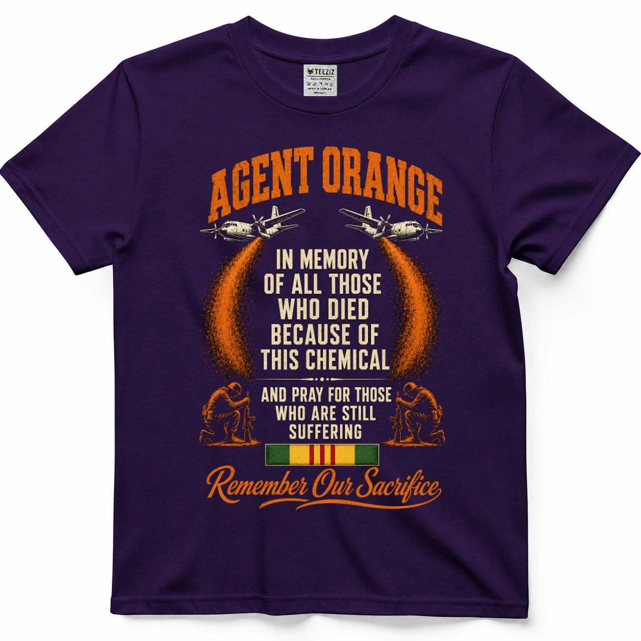 Remember Our Sacrifice — Agent Orange Vietnam Veteran Memorial Shirt